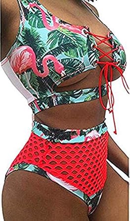 bandage swimsuit high waist