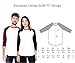 Baseball Tee T Shirts for Women | Raglan Jersey 3/4 Long Sleeve | Organic Cotton