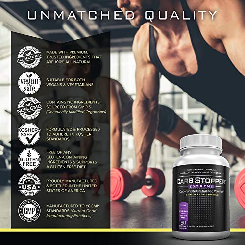 Carb Stopper Extreme (3 Bottles) Maximum Strength, AllNatural