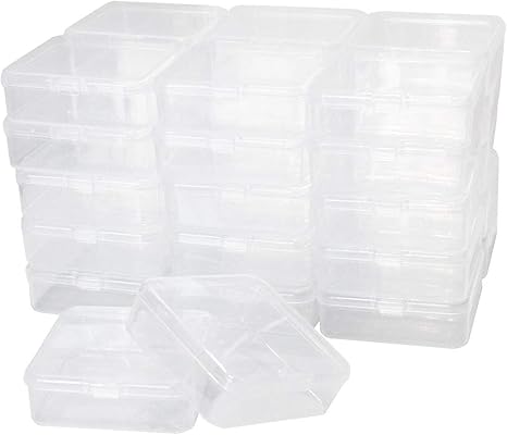 Amazon 32個セット Iikuru プラスチックケース 透明 蓋つき 薬ケース 小物 ツール 収納 プラ ケース クリア プラスチック ボックス Y640 通販