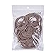 100 Pieces Hair Elastics Hair Ties Ponytail Holders Hair Bands (5 x 0.3 cm, Blonde)