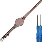 Feyert 8mm Watch Strap Compatible with Fossil Women's Watch Leather Bracelet Band ES3077 ES2830 ES3262 ES3060 Replacement Wirstband