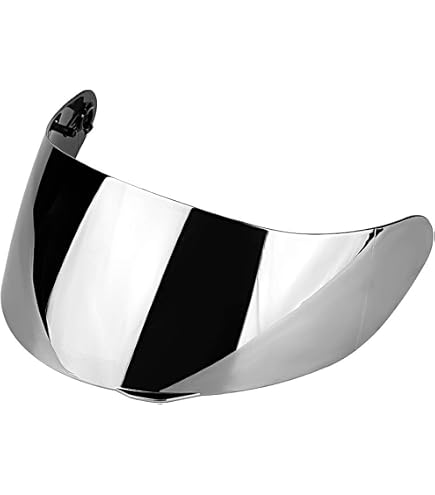 Plated Mirrored Motorcycle Helmet Lens Visor Fit for AGV K1 K3 SV K5 2 Black Tea : Automotive