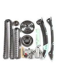 OCPTY TK304 Kit de cadena de sincronización compatible con Tensioner 2008 2009 2010 2011 2012 Nissan Sentra 2009 Nissan Cube 2007 2008 2009 2010 2011 2012 Nissan Tiida 2009 2010 2011 2012 Nissan Versa