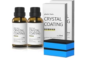 XTryfun 2 Pack Plastic Repairer for Cars Resists Water, UV Rays, Dirt, Ceramic Coating, Not Dressing, Last Over 200 Washes, Highly Concentrated, 30ml