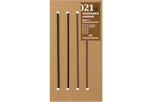 DESIGNPHIL 14333006 Traveler's Notebook, Refill, Interlocking Band, 2 Pack, Regular Size