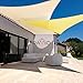 Patio Paradise 10' x 10' Sun Shade Sail Rectangle Canopy Patio Cover Sunlight Block Awning Heavy Duty Commercial Grade for Backyard Lawn Garden Outdoor Activities, Beige