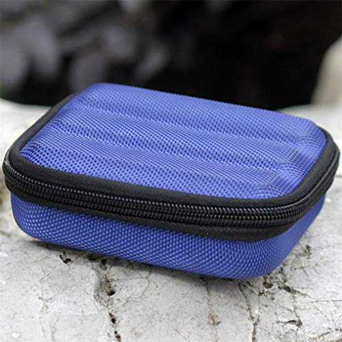 Yunzee Rain-Proof Quakeproof and Waterproof Harmonica Case Suit for 10 Hole Harmonica Instruments Accessories,Blue,Oxford+polyfoam
