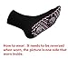 Self Heating Therapy Magnetic Socks Tourmaline Magnetic Unisex winter warm socks for massage Skiing (Black)