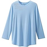 Women’s Open-Back Adaptive Long Sleeve Embellished Top