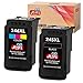 JIMIGO Remanufactured Ink Cartridge Replacement for Canon PG-245XL CL-246XL PG-245 CL-246 for Pixma MX492 MX490 MG2520 MG2920 MG2420 MG2522 MG2922 MG2525 MG3022 MG3020 IP2820 (1 Black, 1 Tri-Color)