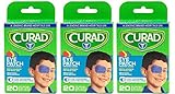 Curad Eye Patches - Assorted Colors - Box of 20 - Pack of 3