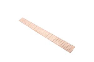 Alnicov 22 Fret Electric Guitar Fingerboard，Pre-Slotted Maple Wood Fretboard for Guitar Replacement Parts