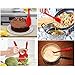 Silicone Spatula, Zhuper, 3 piece-Baking Spoon & Spatulas,Non-stick,Heat Resistant Flexible Rubber Spatulas with Stainless Steel Core (Red)