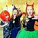 U-Goforst Halloween Party Favors - 6 Halloween Headbands Holiday Party Fancy Hats Photo Prop Cosplay Witch Antenna Devil Headband