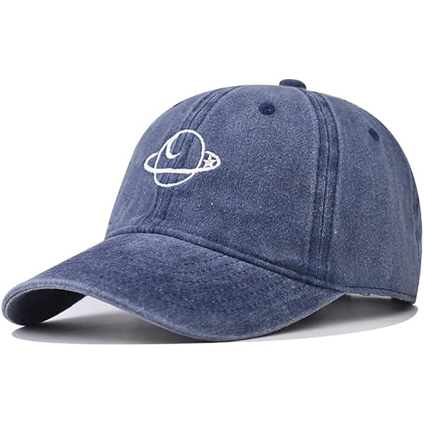 Amazon.com: Vintage Washed Denim Distressed Dad Hats  display picture 2