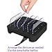 USB Charging Station,5-Port USB Charging Station Docks Desktop Charging Stand Organizer for Android/iPhone/iPad/Cell Phones and Tablets