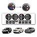 StyleZ 3PCS Replacement AC Dash Button Decal Stickers Fix Ruined Faded A/C Controls Repair Kit for Suburban, Chevy Tahoe, Silverado, Traverse, GMC Acadia, GMC