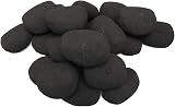 The Stove Wizard 30 Black Ceramic Gas Fire Coal Pebbles - Premium Replacements view 5
