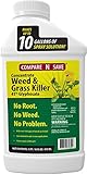Ragan & Massey 016866 Glyphosate Concentrate Grass and Weed Killer, 16 Oz, 16-Ounce