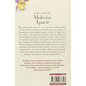 Molestia aparte: diarios (2001-2005)