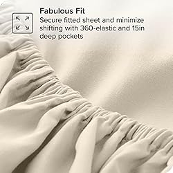 Bare Home Queen Sheet Set - Luxury 1800 Ultra-Soft