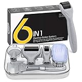 6 in 1 Derma Roller .25mm 0.5mm Microneedle Kit for Face and Body - 300/720/1200 Dermaroller Micro Needle Facial Roller