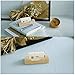Segarty Wooden Card Holder, Business Card Organizer for Desk, Wood BC Display Stand Case for Office Home Christmas Valentine's Day Graduation Gift