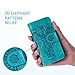 iPhone 5 5S SE Case, iPhone 5 5S SE Wallet Case PU Leather Oil Wax Embossed Elephant Detachable Magnetic Wallet Flip TPU Inner Cover Credit Card Slots for iPhone 5 5s SE Blue