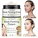 Neck Firming Cream,Neck Tightening Cream,Neck Cream,Neck Moisturizer Cream,Anti Wrinkle Anti Aging Neck Lifting Cream for Neck Décolleté Double Chin Turkey Neck Saggings Crepe