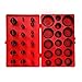 XtremepowerUS 407-Piece Rubber O-Ring Assortment Kit - 32 SAE Sizes