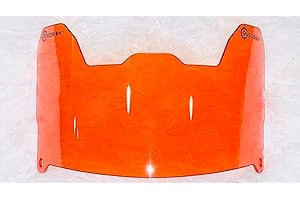 PRECISION SPORTS EQUIPMENT Precision Football Helmet Visor Transparent Colors // Fits Major Brands Kids, Youth & Adult Helmets // Eye Protection for Helmet and Facemask // Transparent Colors