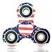 Fidget Spinner flag, Alled Hand Spinner Toy Stress Reducer, 1-3 Mins Spins Tri-Spinner Finger Toy Focus Toy Relieves ADHD EDC Anxiety for Adults and Kids with 2 Gift Nail File (Flag)