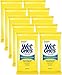Wet Ones Antibacterial Hands & Face Wipes, Citrus Scent, 20 Count Travel Pack (Pack of 10) 200 Wipes Total