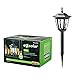 ezsolar Dual Use Classic Coach Light (Set of 2) Model #: CPM1a-R2- BK-2, Powered by SunPower Solar Panels, Pathway Lights, Outdoor Lighting, 1 AA Battery Included, 1 Year Warranty.