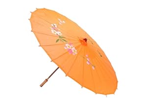 JapanBargain, Japanese Parasol Asian Chinese Nylon Umbrella Parasol for Photography Cosplay Costumes Wedding Party Home Decoration Kids Size, 22 inch