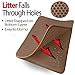 Small Cat Litter Trapper by iPrimio - Litter Mat, EZ Clean Cat Mat, Litter Box Mat Water Proof Layer and Puppy Pad Option. Patented (23