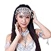 AvaCostume Belly Dance Headband Tribal Coined Headband Gypsy Jewelry