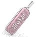 Mengo AquaPOD – Aluminum Waterproof / Outdoor Wireless Bluetooth Speaker [10-Watt Deep Bass Portable Speaker] with 12 Hour Battery Life - Pink