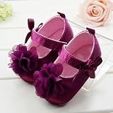 Itaar Girls Prewalker Toddler Cute Flower Bowtie Antiskid Shoes Sneaker