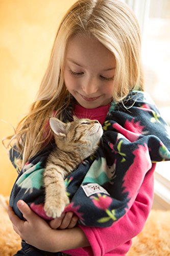 Critter Cuddler Small Animal Carrier and Bonding Pouch Anti-Anxiety Interactive Play Exercise Ring Therapeutic for Pet & Handler Small Dog Cat Hedgehog Puppy Travel Sling - Made in USA (OWLY)