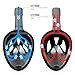 TECHMAX Snorkel Mask 180° View Full Face for adults