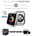 Apple Watch Series 2 Case, Haoos [Ultra-Thin] TPU Transparent Full Body Protective Cover [6 Color Combination Pack] for Apple Watch Series 2 38mm iWatch 2016 (Series 2 38mm 6 Colors Soft TPU Case)