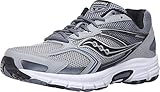 Saucony Men's Grid Cohesion 9 Running Shoe,Grey/Silver,11.5 M US