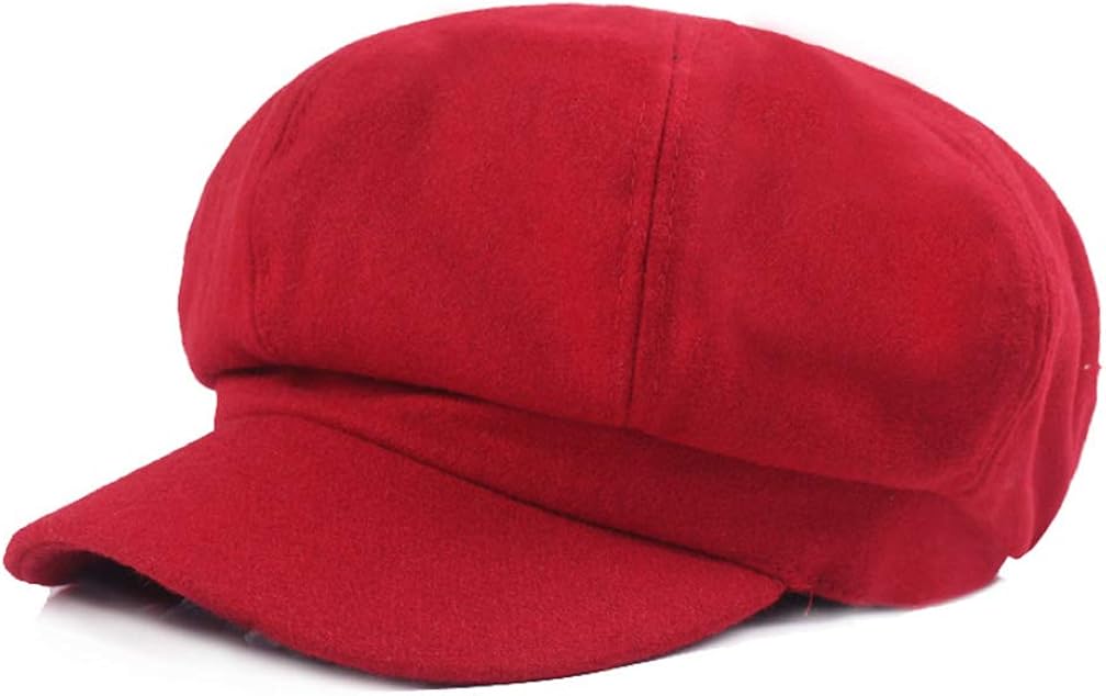 red page boy hat