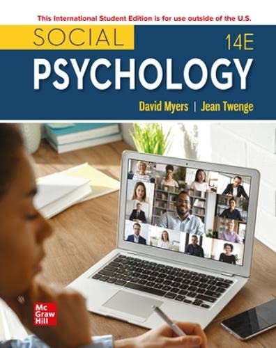 ISE Social Psychology (ISE HED B&B PSYCHOLOGY) ISE Social Psychology (ISE HED B&B PSYCHOLOGY) Paperback Kindle Loose Leaf Hardcover