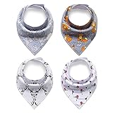 Quest Sweet - Baby Bandana Drool Bibs - 4 Pack Set