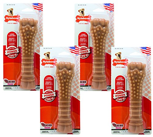 Nylabone 4 Pack Of Dura Chew Souper Bacon Flavored Bones
