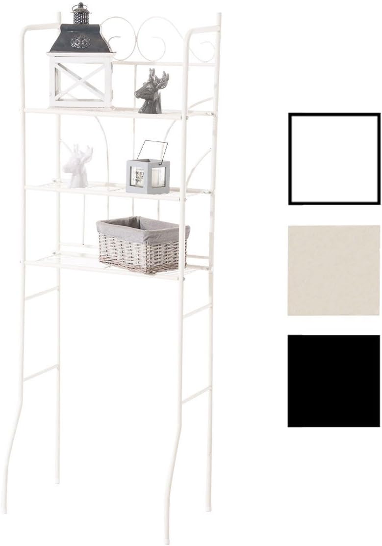 CLP Überbau-Regal Pinar, Eisen Badregal ca. 60 x 35 cm, Höhe 165 cm, 3