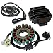Caltric STATOR & REGULATOR RECTIFIER FITS YAMAHA RAPTOR 660 YFM660 YFM-660 2001-2005 & IGNITION COIL